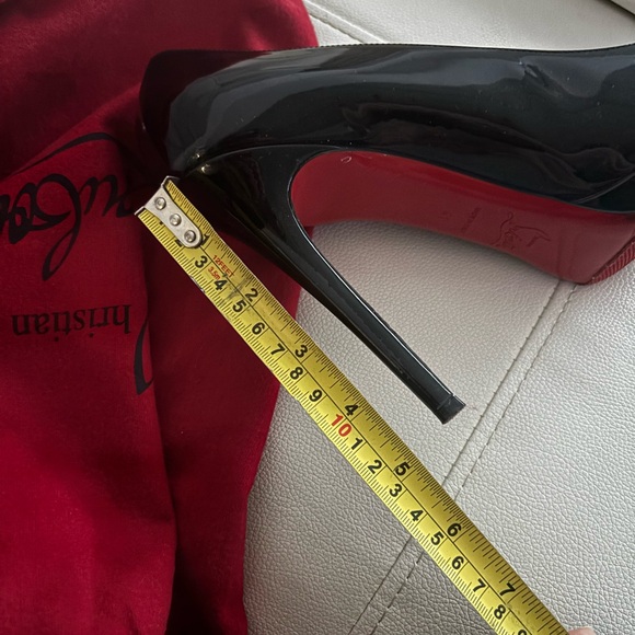 Christian Louboutin Black Patent Stiletto Pumps - Picture 5 of 5